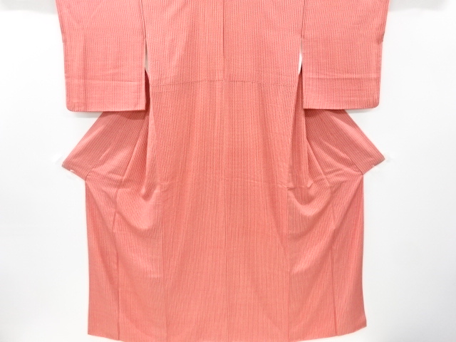 JAPANESE KIMONO / VINTAGE KOMON KIMONO / FLOWER STRIPE